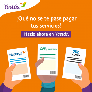 Pago de servicios en Yastás